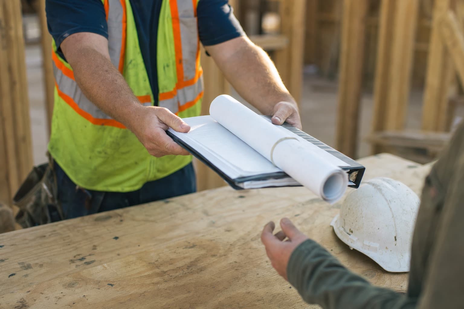 Your submittals, in the field
